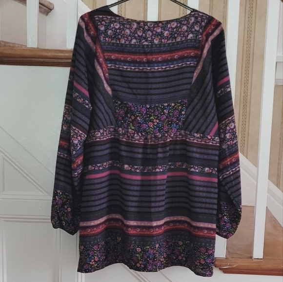 NEW ART AND SOUL Boho Bohemian Top Tunic Size Medium - Picture 2 of 4